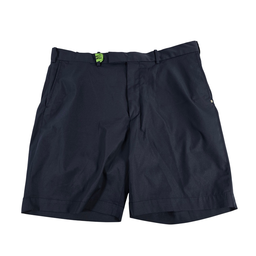RLX Ralph Lauren Men's Navy Blue Flat Front Golf Shorts Size 38‎